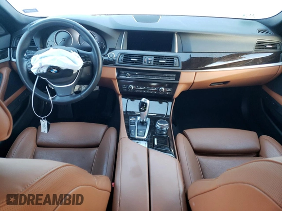 2015 BMW 5 Series 535d xDrive with VIN WBAFV3C57FD686508, listed as a Copart auction lot 82166573 with 52,583 mi miles and . Bid and sale history available at DreamBid. Image 8.