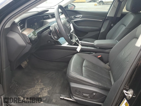 2019 Audi e-tron Premium Plus with VIN WA1LAAGE9KB022355, listed as a Copart auction lot 56298783 with 36,313 mi miles. Bid and sale history available at carsss.com. Image 7.