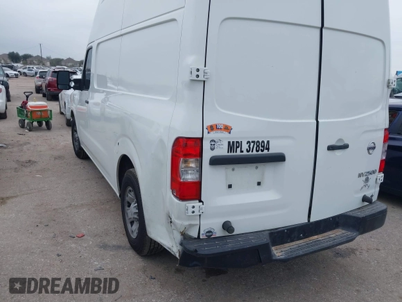 2017 Nissan NV SV with VIN 1N6AF0LY1HN804288, listed as a IAAI auction lot 41607673 with 196,111 mi miles. Bid and sale history available at carsss.com. Image 3.