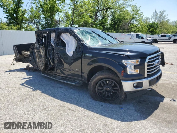 2017 Ford F-150 XL with VIN 1FTEW1EG6HFB84272, listed as a Copart auction lot 56340575 with Not provided miles and Salvage title. Bid and sale history available at DreamBid. Image 4.