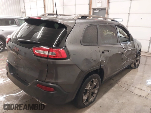 2017 Jeep Cherokee Latitude with VIN 1C4PJLCS9HW510429, listed as a IAAI auction lot 41077227 with 36,797 mi miles and . Bid and sale history available at DreamBid. Image 4.