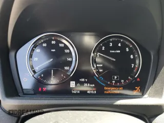 2021 BMW X1 sDrive28i with VIN WBXJG7C04M5S29295, listed as a Copart auction lot 48922203 with 14,214 mi miles. Bid and sale history available at carsss.com. Image 9.