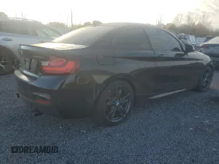2016 BMW 2 Series M235i xDrive with VIN WBA1J9C57GV371986, listed as a Copart auction lot 77871604 with 0 mi miles and Salvage Title. Bid and sale history available at carsss.com. Image 3.