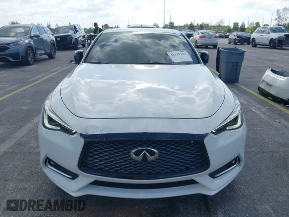 2017 Infiniti Q60 2.0t Premium with VIN JN1CV7EK7HM110553, listed as a IAAI auction lot 42115242 with 83,129 mi miles. Bid and sale history available at carsss.com. Image 13.