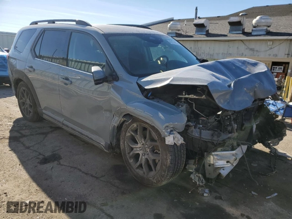 2023 Honda Pilot Elite z VIN 5FNYG1H89PB025683, wystawiony jako Copart lot #43177495 z przebiegiem Nie podano mil oraz Szkoda całkowita • Salvage title. Historia ofert i sprzedaży dostępna na DreamBid. Obrazek 4.