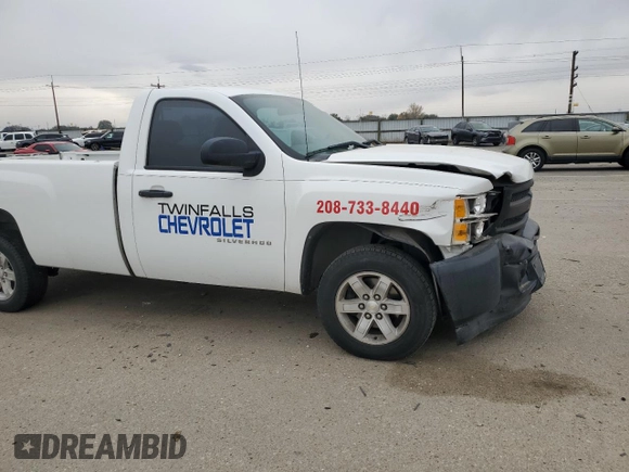 2010 Chevrolet Silverado 1500 Work Truck with VIN 1GCPCPEX9AZ201607, listed as a Copart auction lot 80228064 with Not Provided miles and Salvage Title. Bid and sale history available at DreamBid. Image 4.