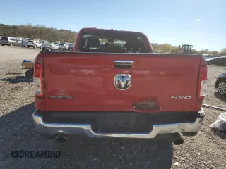 2020 Ram 1500 Big Horn with VIN 1C6SRFBT7LN130106, listed as a Copart auction lot 76715524 with 66,335 mi miles and Salvage Title. Bid and sale history available at carsss.com. Image 6.