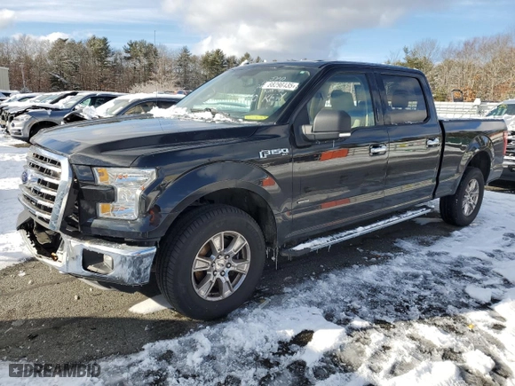 2015 Ford F-150 XLT w/HD Payload Pkg with VIN 1FTFW1EG3FFC17522, listed as a Copart auction lot 47593575 with 126,622 mi miles and Salvage Title. Bid and sale history available at carsss.com. Image 1.