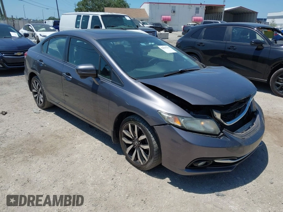 2015 Honda Civic EX-L with VIN 2HGFB2F9XFH518001, listed as a IAAI auction lot 42065254 with 110,202 mi miles and . Bid and sale history available at DreamBid. Image 1.