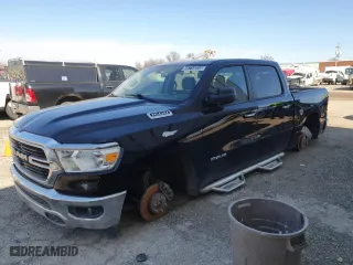 2019 Ram 1500 Big Horn/Lone Star with VIN 1C6RRFFG6KN920247, listed as a Copart auction lot 46715225 with 70,191 mi miles and Salvage Title. Bid and sale history available at carsss.com. Image 1.