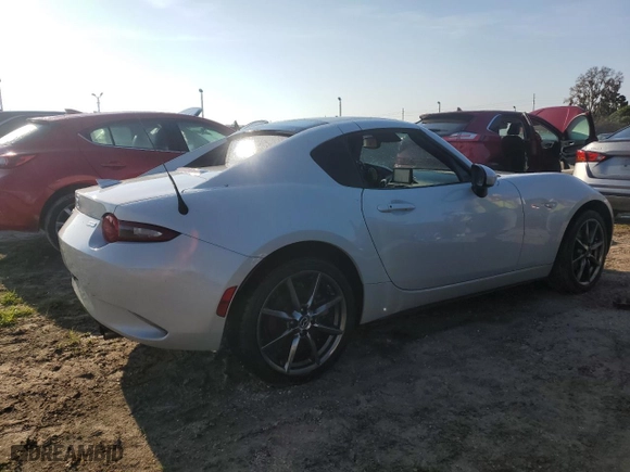 2018 Mazda MX-5 Miata RF Grand Touring with VIN JM1NDAM71J0204220, listed as a Copart auction lot 66686194 with 53,022 mi miles and Non Repairable. Bid and sale history available at carsss.com. Image 3.