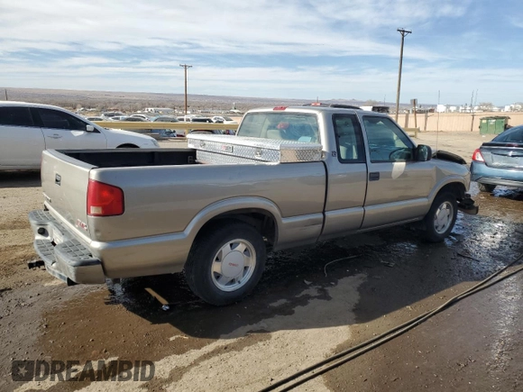 2003 GMC Sonoma with VIN 1GTCS19HX38248963, listed as a Copart auction lot 43984555 with 182,713 mi miles and Salvage Title. Bid and sale history available at DreamBid. Image 3.