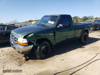 1999 Ford Ranger XLT with VIN 1FTYR11X7XTA88063, listed as a Copart auction lot 75098214 with 210,807 mi miles and Salvage Title. Bid and sale history available at carsss.com. Image 1.