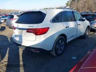 2016 Acura MDX with VIN 5FRYD3H23GB015536, listed as a IAAI auction lot 41424741 with 88,464 mi miles. Bid and sale history available at carsss.com. Image 4.