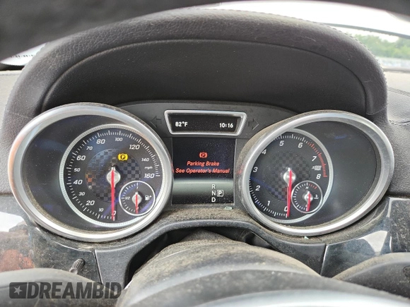 2017 Mercedes-Benz GLE 43 AMG with VIN 4JGED6EB3HA064705, listed as a Copart auction lot 61675435 with Not provided miles and Salvage title. Bid and sale history available at DreamBid. Image 9.