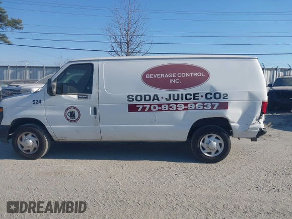 2012 Ford Econoline Cargo Commercial with VIN 1FTNE1EW3CDA86220, listed as a IAAI auction lot 41463546 with 250,381 mi miles and . Bid and sale history available at carsss.com. Image 14.