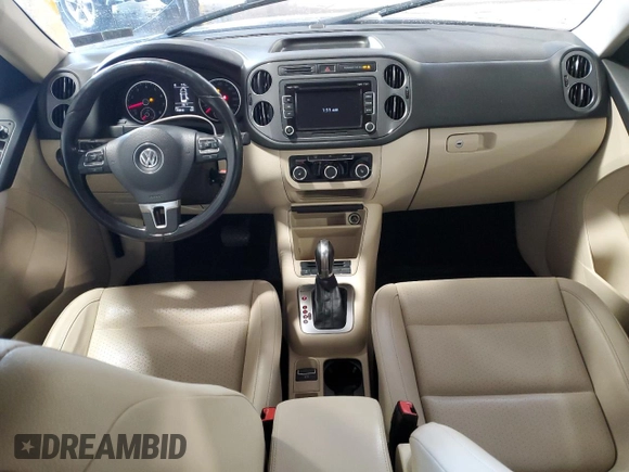 2012 Volkswagen Tiguan S with VIN WVGBV7AX3CW548120, listed as a Copart auction lot 54443865 with 144,832 mi miles and Salvage Title. Bid and sale history available at DreamBid. Image 8.