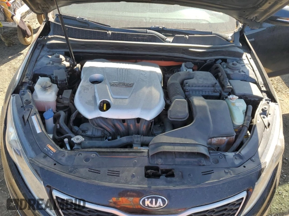 2013 Kia Optima Hybrid LX with VIN KNAGM4AD9D5038750, listed as a Copart auction lot 66559214 with 105,928 mi miles. Bid and sale history available at carsss.com. Image 11.