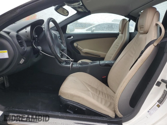2009 Mercedes-Benz SLK 280 with VIN WDBWK54F99F192642, listed as a Copart auction lot 59581975 with 130,218 mi miles and Salvage title. Bid and sale history available at DreamBid. Image 7.