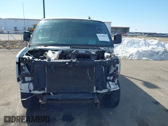 2020 Chevrolet Express Cargo Van with VIN 1GCWGAFP2L1274251, listed as a IAAI auction lot 41784672 with 77,356 mi miles. Bid and sale history available at carsss.com. Image 13.