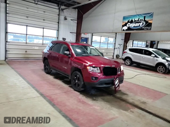 2012 Jeep Compass Latitude with VIN 1C4NJDEB5CD525069, listed as a Copart auction lot 51205565 with 178,534 mi miles and Salvage Title. Bid and sale history available at carsss.com. Image 12.