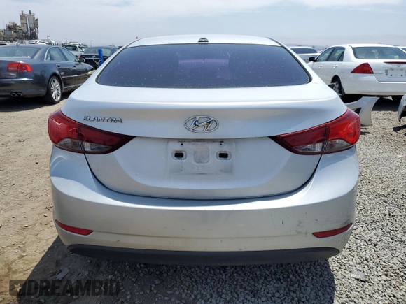 2016 Hyundai Elantra SE z VIN 5NPDH4AE7GH710280, wystawiony jako Copart lot #58803965 z przebiegiem 167 501 mil mil oraz Szkoda całkowita • Salvage title. Historia ofert i sprzedaży dostępna na DreamBid. Obrazek 6.