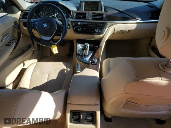 2015 BMW 3 Series 328i xDrive with VIN WBA3B5G53FNS17704, listed as a Copart auction lot 49691455 with 86,560 mi miles and Salvage Title. Bid and sale history available at carsss.com. Image 8.