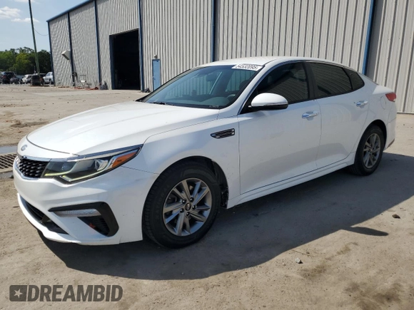 2019 Kia Optima LX with VIN 5XXGT4L3XKG294706, listed as a Copart auction lot 54532095 with 116,315 mi miles and Salvage Title. Bid and sale history available at carsss.com. Image 1.