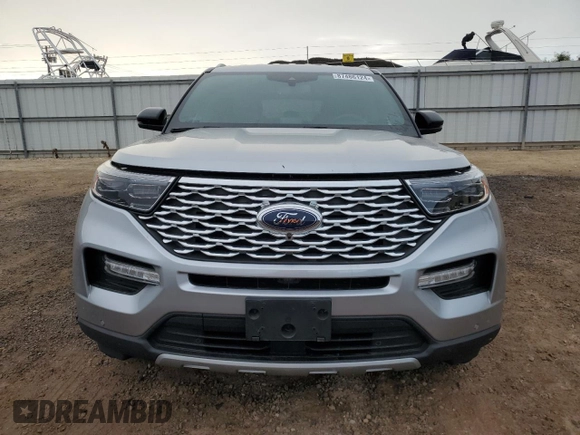 2022 Ford Explorer Platinum with VIN 1FM5K8HW2NNA11076, listed as a Copart auction lot 87486124 with 13,529 mi miles and Salvage Title. Bid and sale history available at carsss.com. Image 5.