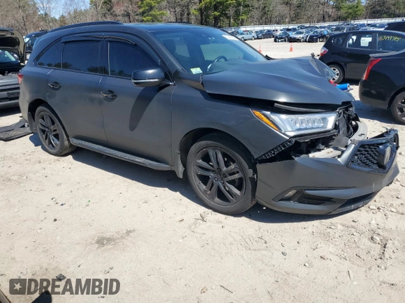 2018 Acura MDX Advance z VIN 5J8YD4H91JL025251, wystawiony jako Copart lot #53433635 z przebiegiem 165 391 mil mil oraz Szkoda całkowita • Salvage title. Historia ofert i sprzedaży dostępna na DreamBid. Obrazek 4.