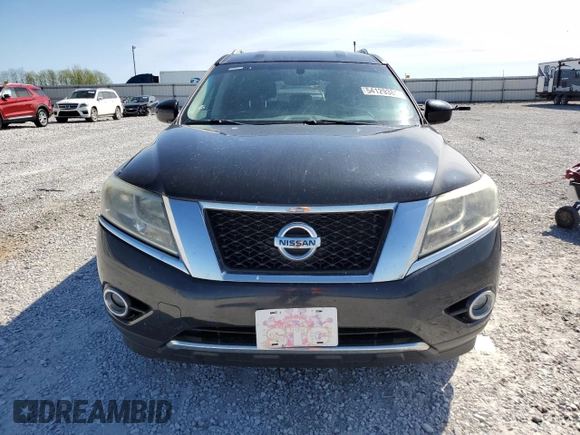 2015 Nissan Pathfinder Platinum с VIN 5N1AR2MM6FC630370, выставлен на аукционе Copart как лот 54129385 с пробегом 153 464 миль миль и Списание • Salvage title. История ставок и продаж доступна на DreamBid. Изображение 5.