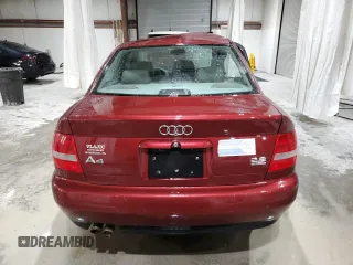 2000 Audi A4 with VIN WAUDH28D6YA057593, listed as a Copart auction lot 49228215 with 142,437 mi miles and Salvage Title. Bid and sale history available at carsss.com. Image 6.