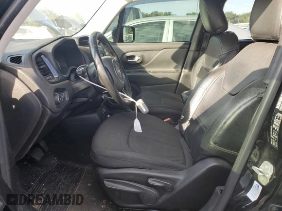 2017 Jeep Renegade Latitude with VIN ZACCJABB7HPG59973, listed as a Copart auction lot 76463964 with 164,130 mi miles and Salvage Title. Bid and sale history available at carsss.com. Image 7.