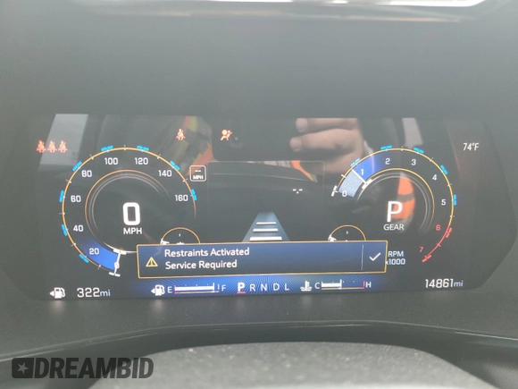 2024 Chevrolet Colorado 2WD LT с VIN 1GCGSCEC5R1154501, выставлен на аукционе Copart как лот 53516525 с пробегом 14 861 миль миль и Списание • Salvage title. История ставок и продаж доступна на DreamBid. Изображение 9.