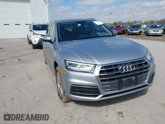 2018 Audi Q5 Premium Plus z VIN WA1BNAFY3J2234064, wystawiony jako IAAI lot #41923348 z przebiegiem 96 975 mil mil oraz . Historia ofert i sprzedaży dostępna na DreamBid. Obrazek 1.