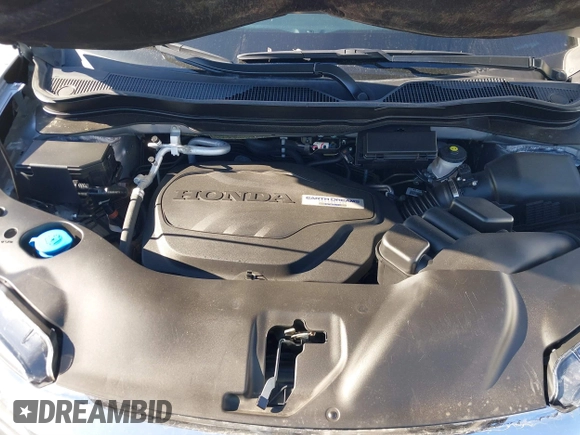 2020 Honda Pilot Touring 8-Passenger with VIN 5FNYF6H95LB021455, listed as a IAAI auction lot 41187609 with 35,589 mi miles and . Bid and sale history available at DreamBid. Image 10.