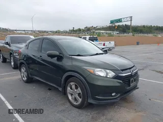 2016 Honda HR-V EX with VIN 3CZRU5H56GM737505, listed as a IAAI auction lot 42061977 with 98,669 mi miles. Bid and sale history available at carsss.com. Image 1.