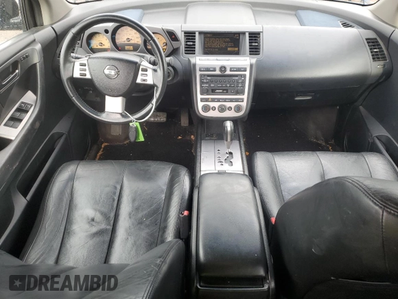 2005 Nissan Murano SL z VIN JN8AZ08T45W318883, wystawiony jako Copart lot #56180225 z przebiegiem 165 436 mil mil oraz Szkoda całkowita • Salvage title. Historia ofert i sprzedaży dostępna na DreamBid. Obrazek 8.