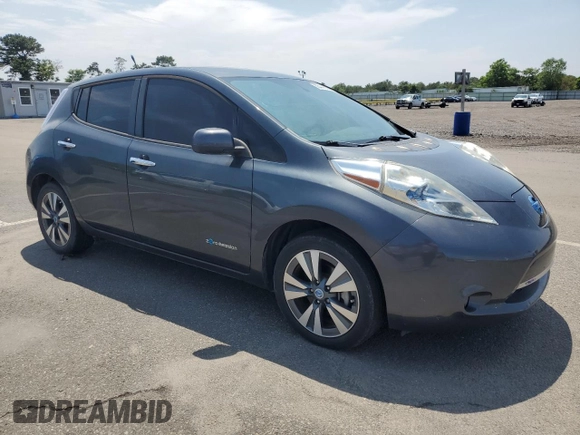2013 Nissan LEAF SV with VIN 1N4AZ0CP0DC403733, listed as a Copart auction lot 63444585 with 56,896 mi miles and Clean title. Bid and sale history available at DreamBid. Image 4.