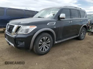 2018 Nissan Armada SL with VIN JN8AY2NC2JX501383, listed as a Copart auction lot 52479935 with 119,767 mi miles and Clean Title. Bid and sale history available at carsss.com. Image 1.