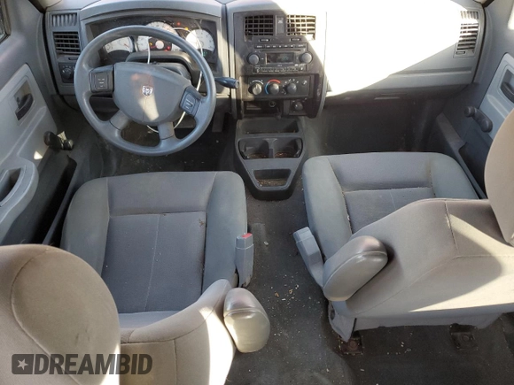 2006 Dodge Dakota ST with VIN 1D7HW28K66S706928, listed as a Copart auction lot 81569314 with 161,319 mi miles and Salvage Title. Bid and sale history available at DreamBid. Image 8.