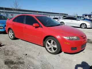 2007 Mazda 6 i Sport VE with VIN 1YVHP84C475M12561, listed as a Copart auction lot 48512715 with 147,549 mi miles and Salvage Title. Bid and sale history available at DreamBid. Image 4.