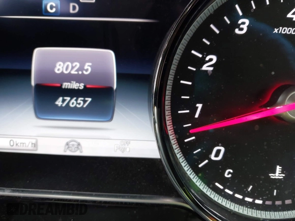 2018 Mercedes-Benz E with VIN WDDZF4KBXJA437064, listed as a IAAI auction lot 41902236 with 47,657 mi miles. Bid and sale history available at carsss.com. Image 15.