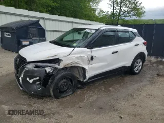 2021 Nissan Kicks S z VIN 3N1CP5BV5ML549901, wystawiony jako Copart lot #58055175 z przebiegiem 67 273 mil mil oraz Szkoda całkowita • Salvage title. Historia ofert i sprzedaży dostępna na DreamBid. Obrazek 1.