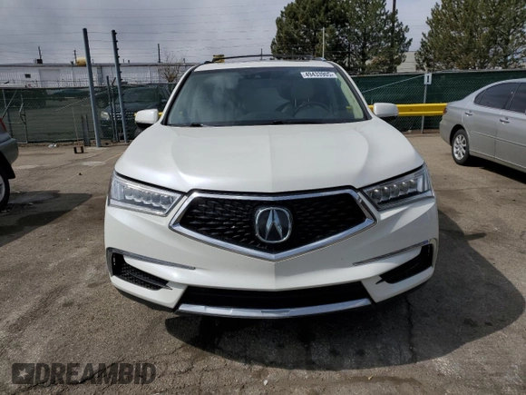 2017 Acura MDX w/Technology Pkg with VIN 5FRYD4H54HB019127, listed as a Copart auction lot 49433905 with 130,104 mi miles and Salvage Title. Bid and sale history available at carsss.com. Image 5.