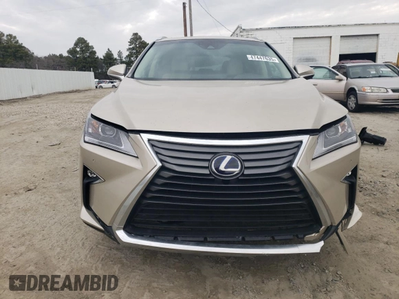 2017 Lexus RX 350 with VIN 2T2BZMCA4HC068695, listed as a Copart auction lot 47447635 with 65,064 mi miles and Salvage title. Bid and sale history available at DreamBid. Image 5.