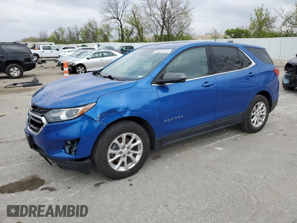 2019 Chevrolet Equinox LT z VIN 3GNAXKEV2KS531770, wystawiony jako Copart lot #52849805 z przebiegiem 86 790 mil mil oraz Czysty tytuł • Clean title. Historia ofert i sprzedaży dostępna na DreamBid. Obrazek 1.