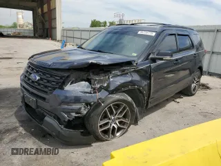2017 Ford Explorer Sport z VIN 1FM5K8GT5HGA72308, wystawiony jako Copart lot #55734775 z przebiegiem 147 256 mil mil oraz Szkoda całkowita • Salvage title. Historia ofert i sprzedaży dostępna na DreamBid. Obrazek 1.