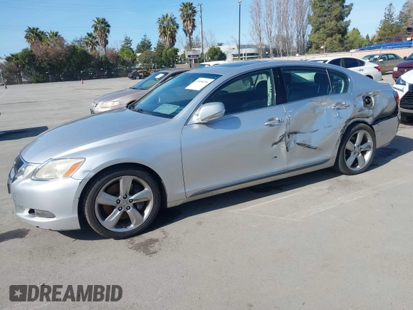 2008 Lexus GS 350 with VIN JTHBE96S580041595, listed as a IAAI auction lot 41858396 with 1 mi miles. Bid and sale history available at carsss.com. Image 2.
