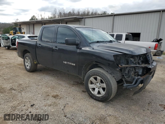 2008 Nissan Titan XE with VIN 1N6AA07D98N359661, listed as a Copart auction lot 43989065 with 171,479 mi miles and Salvage Title. Bid and sale history available at carsss.com. Image 4.